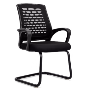 Eden Orbit Visitor Chair with ergonomic mesh back and cushioned seat